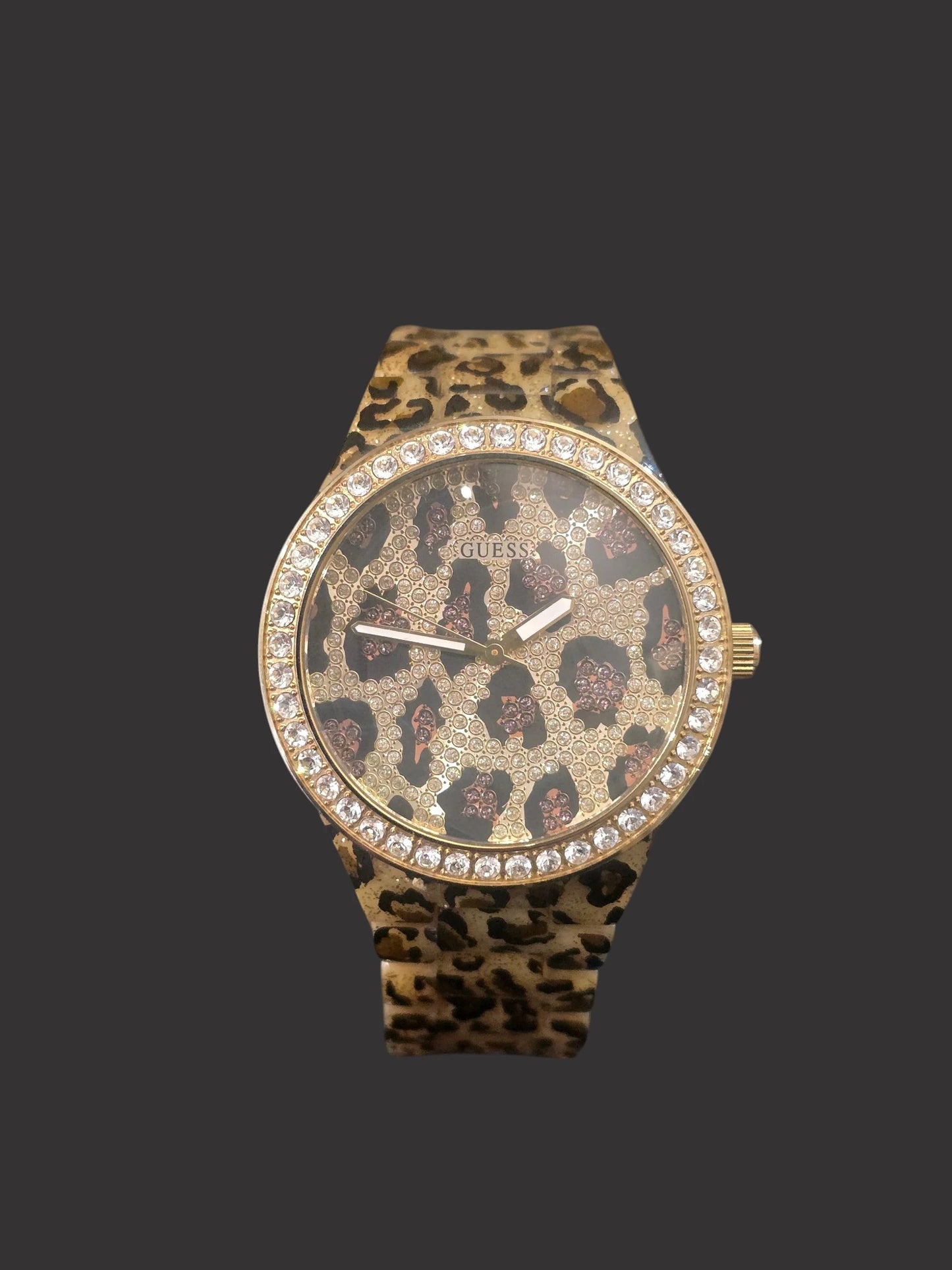 Ceas Guess Leopard Crystal Damă – Animal Print