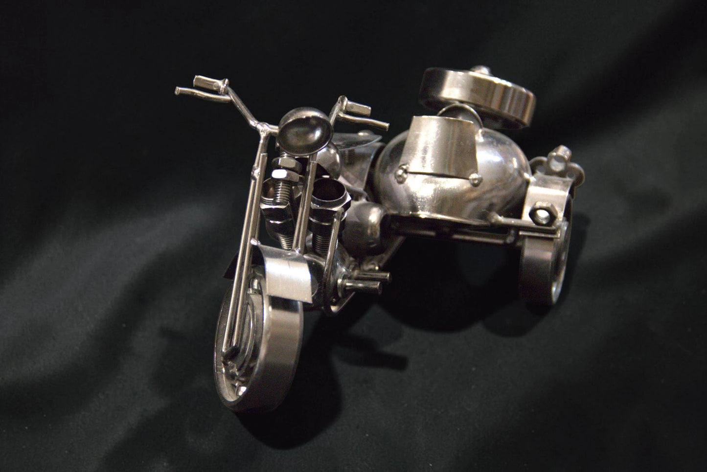 Motocicletă Decorativă cu Ataș din Metal