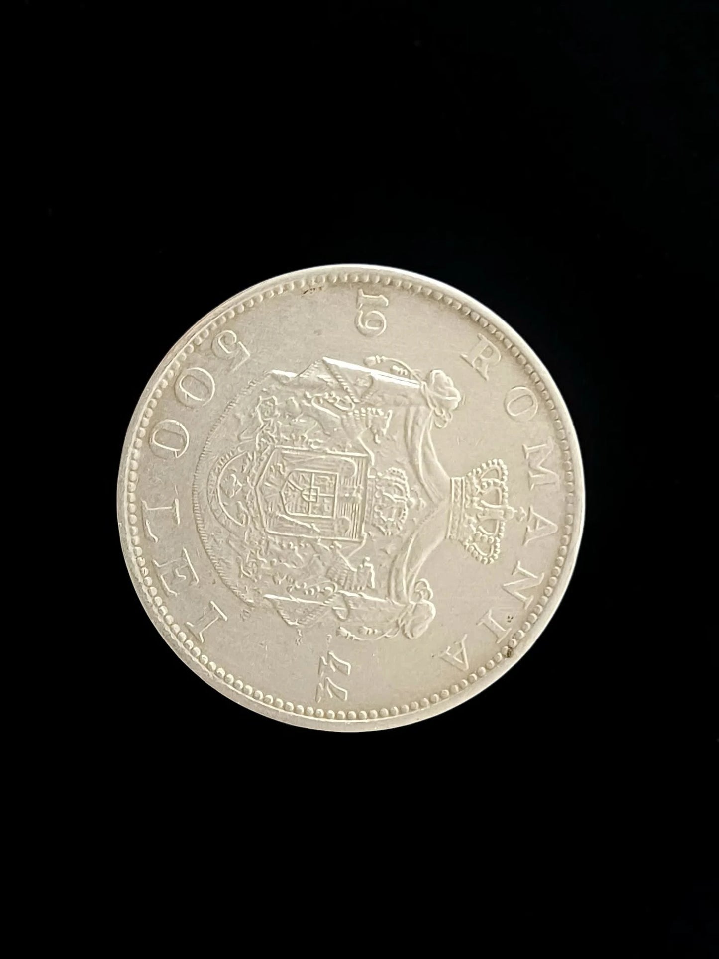 Monedă România 500 Lei 1941 – Regele Mihai I – Argint