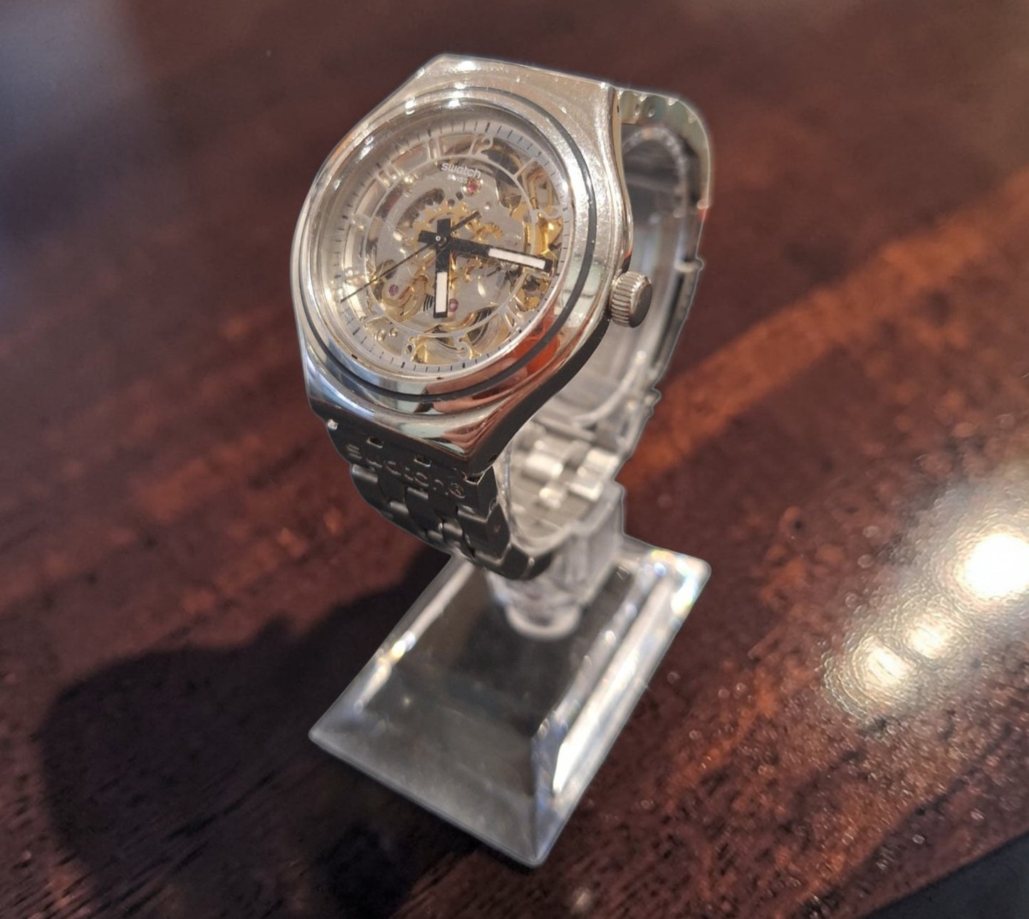 Ceas Swatch Automatic Skeleton Swiss – Model Transparent