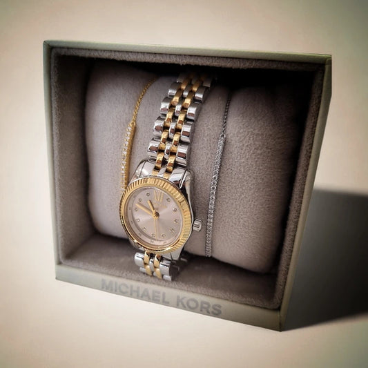 Set Michael Kors Ceas Damă + Brățări – Model Elegant Cadou