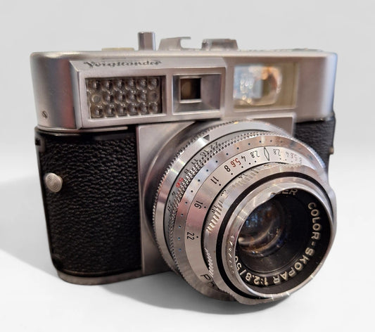 Cameră foto vintage Voigtländer Vito / Vitomatic cu obiectiv Color-Skopar