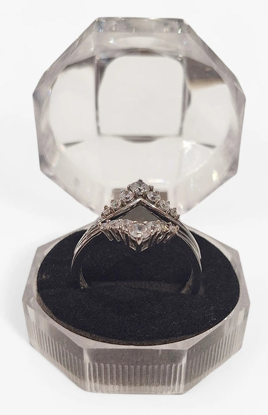 Inel Argint 925 cu Cristale Zirconiu Design Elegant 4g