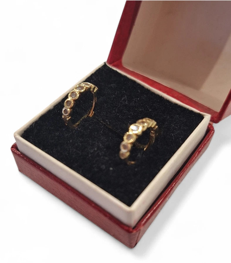CERCEI AUR 14K TIP HOOP – DESIGN MODERN (1.2g)