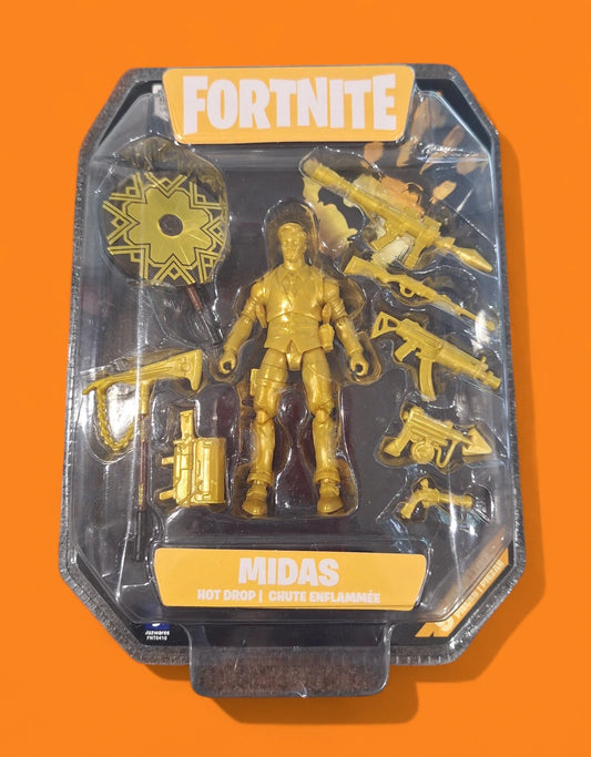 Figurina Fortnite Midas Hot Drop Hasbro Colectie
