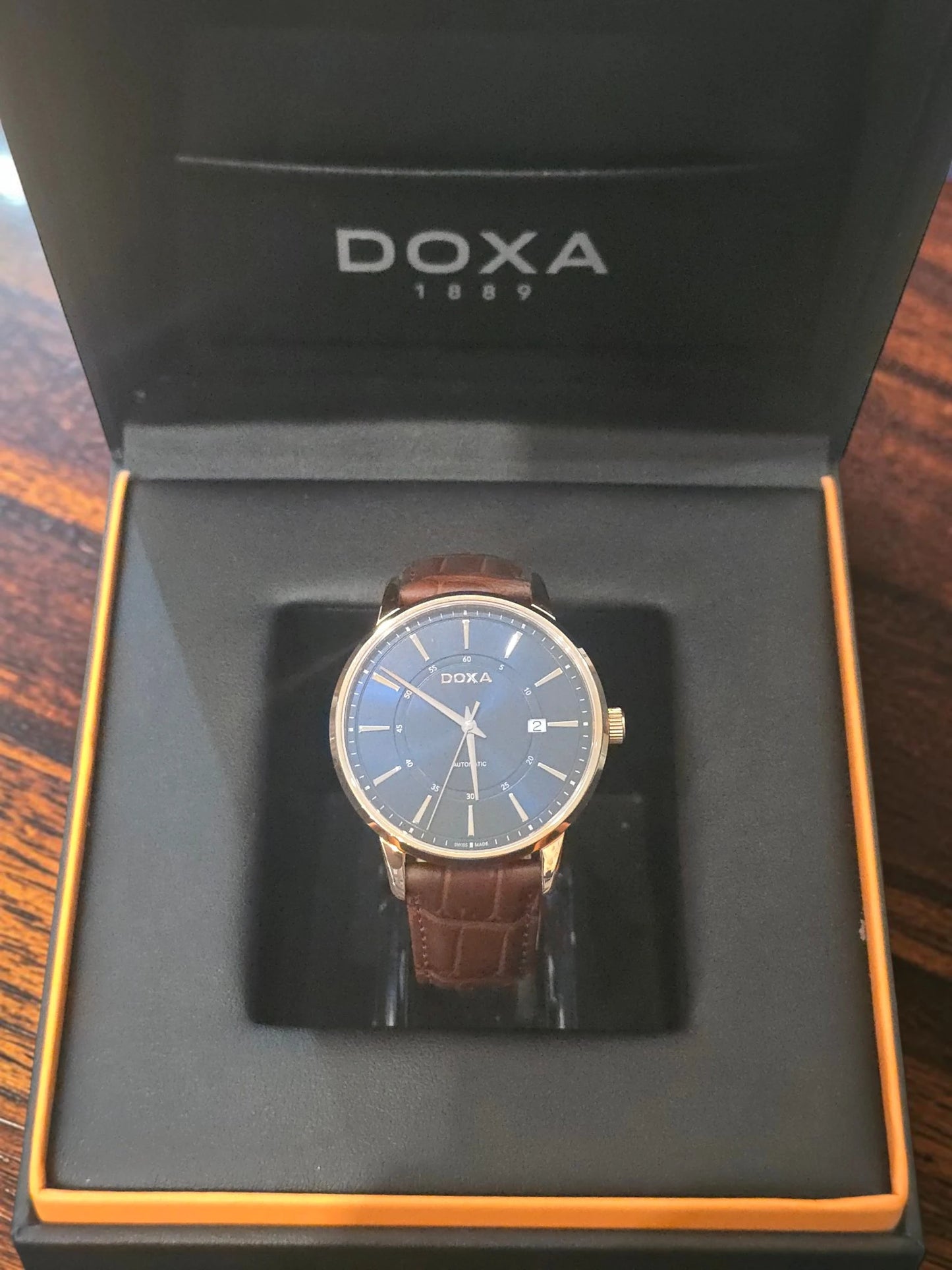 Ceas Doxa Automatic Swiss Made Albastru