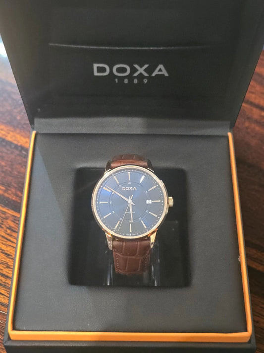 Ceas Doxa Automatic Swiss Made Albastru
