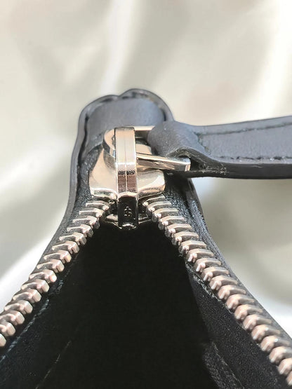 Balenciaga Navy Clip M Clutch / Port Documente din Piele – Negru – Made in Italy