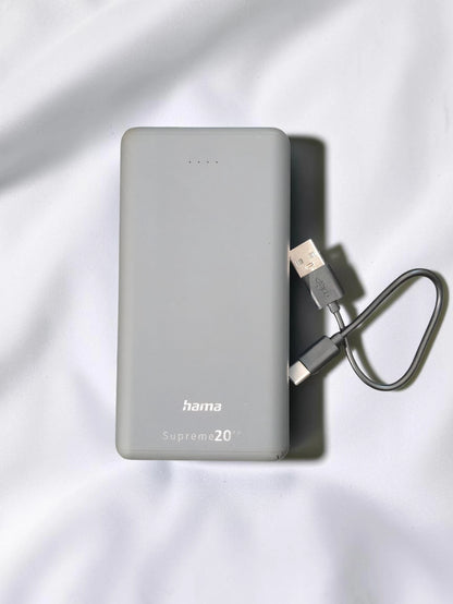 Hama Supreme 20HD Power Bank 20.000mAh – Încărcare Rapidă USB-C