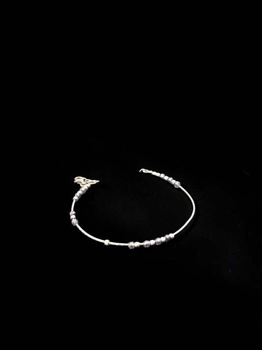 Brățară din Aur 14K cu Ametiste Naturale – 3.2g