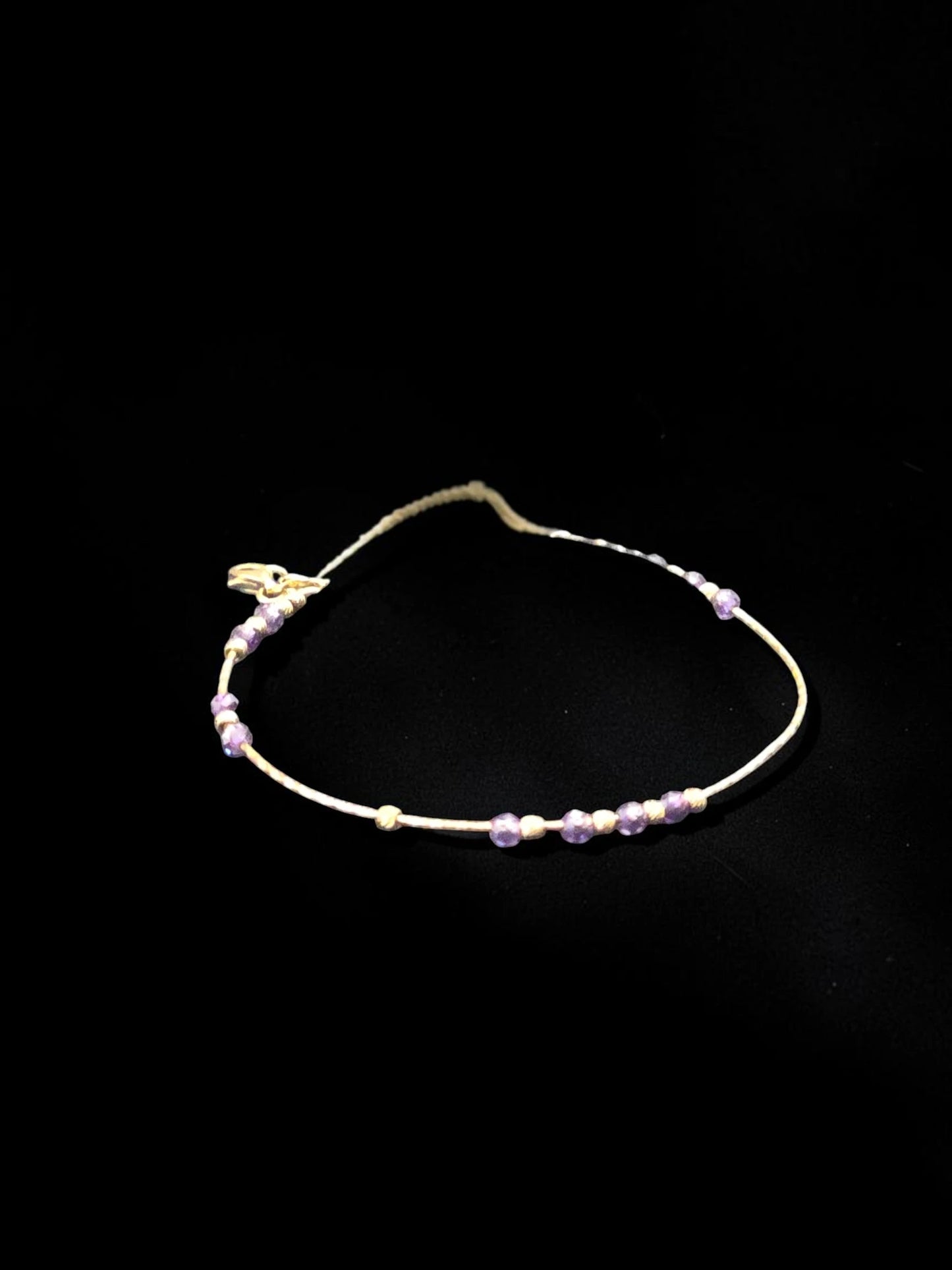 Brățară din Aur 14K cu Ametiste Naturale – 3.2g