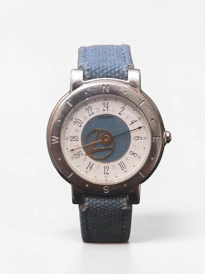 Seiko Levante Maritime 5Y37-6000 Vintage Quartz – Ceas 24 Ore / World Compass