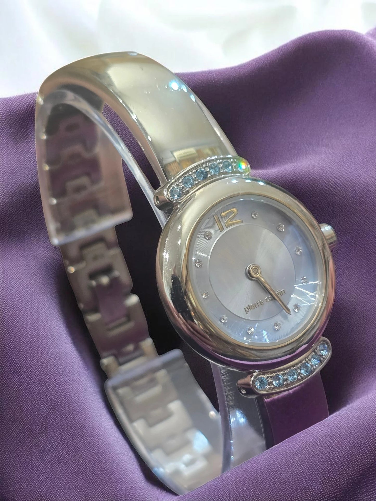 Ceas Damă Pierre Cardin cu Cristale Decorative