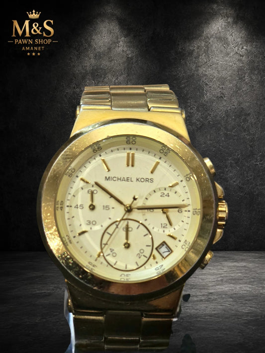 Ceas Michael Kors Damă Gold Chronograph – Fashion Luxury Style