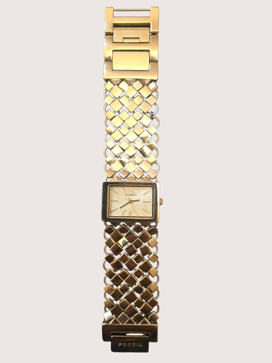 Ceas Damă Fossil Vintage Gold Tone Rectangular Bracelet
