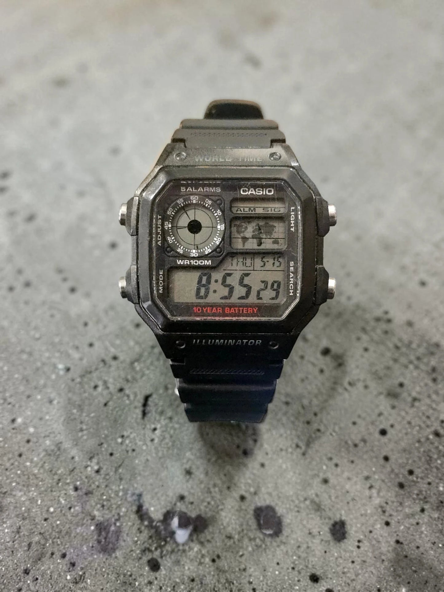 Ceas Casio Digital Illuminator WR100M 10 Year Battery
