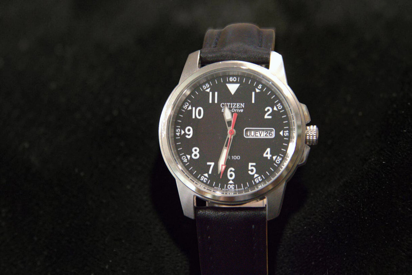 Ceas Citizen Eco-Drive WR100 Original cu Curea din Piele