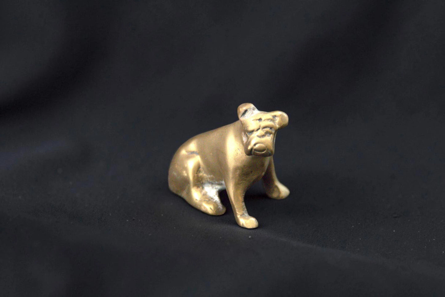 Figurină Bulldog din Alamă