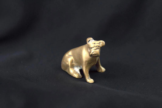 Figurină Bulldog din Alamă