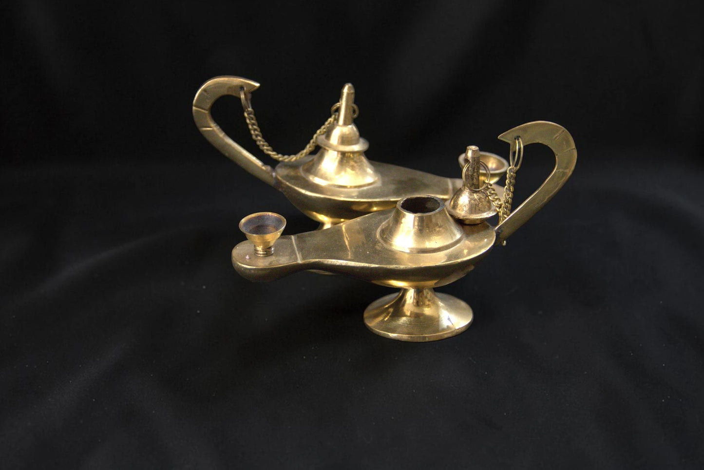 Set 2 Lămpi Decorative Aladdin din Alamă