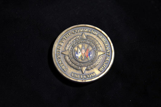 Challenge Coin USEUCOM Command Sergeant Major