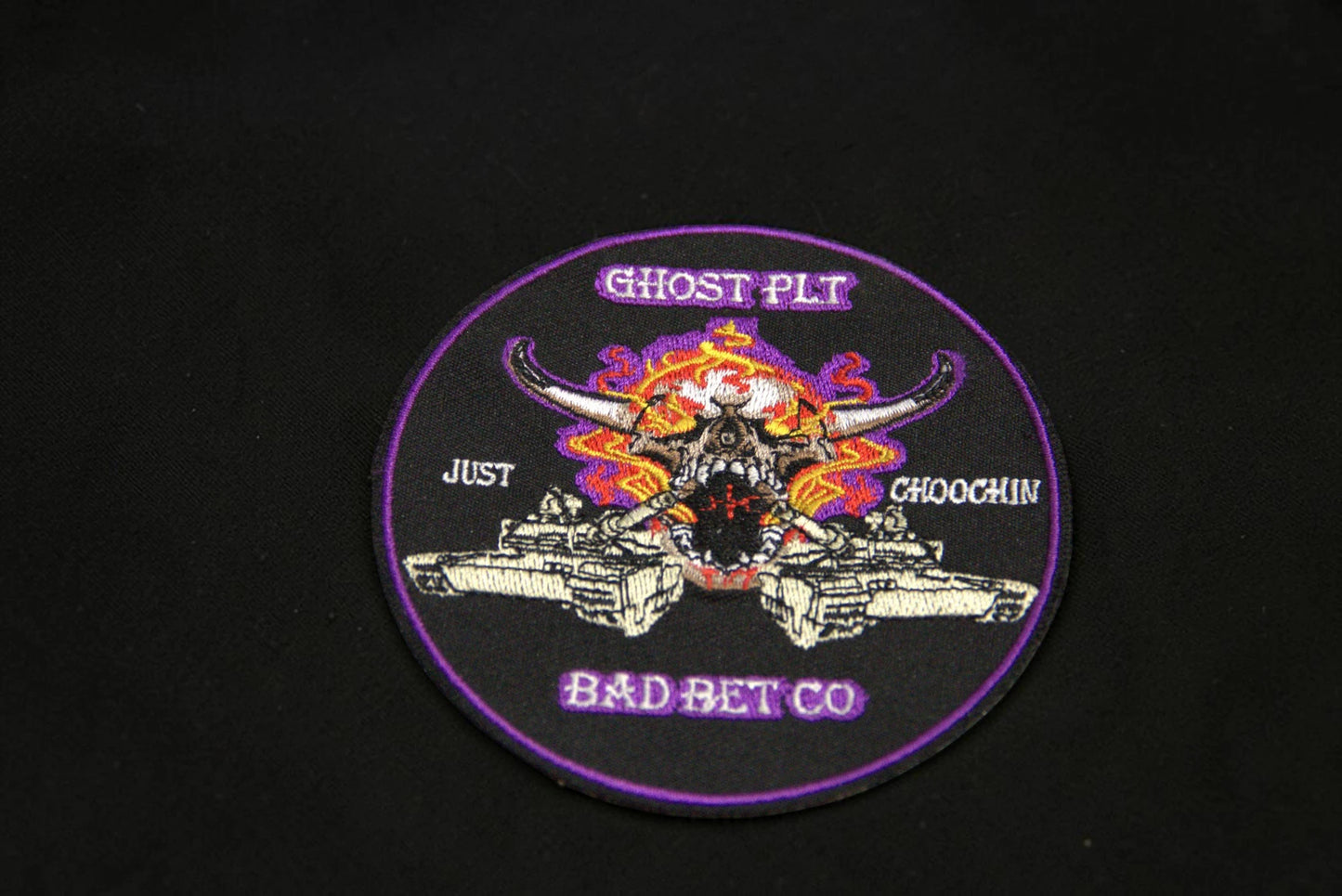 Patch Militar Morale "Ghost PLT – Bad Bet Co"