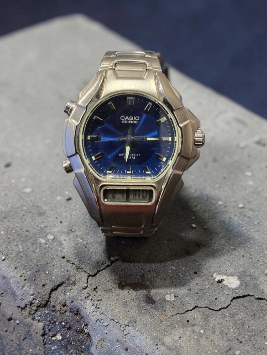 Ceas Casio Edifice Hybrid Analog-Digital – Design Sport Elegant