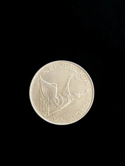 Monedă Italia 500 Lire 1961 – Centenarul Unificării Italiei – Argint 835 – 11g