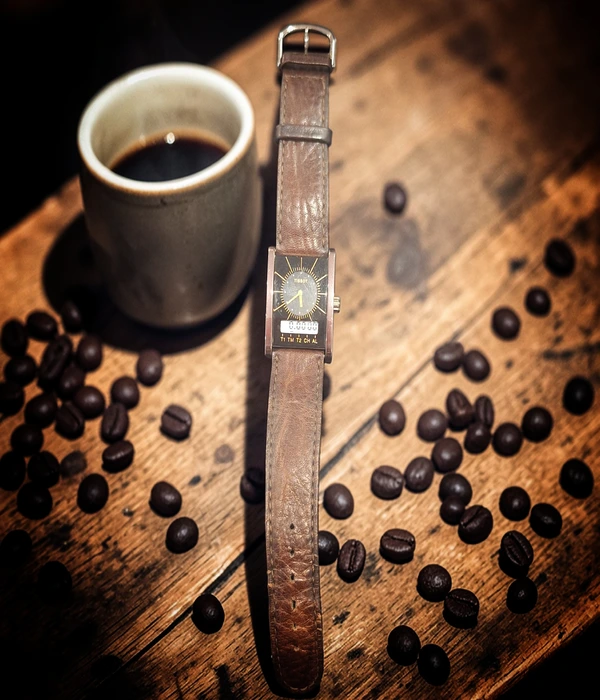 Ceas Tissot Analog Digital – Model Elegant cu Curea Piele - imagine 7