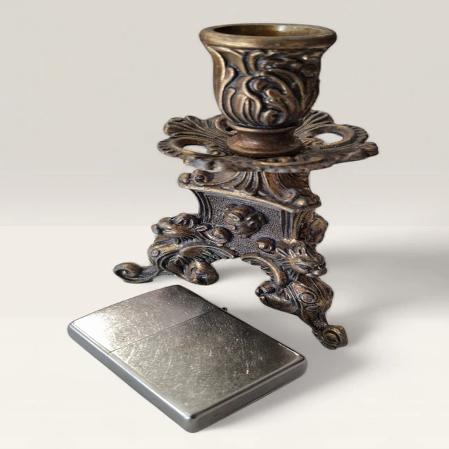 Suport Lumânare Vintage Decorativ - imagine 3