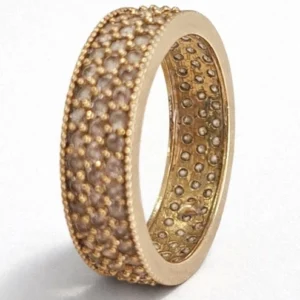 inel aur 18k verigheta pietre pave 3.5g amanet focsani