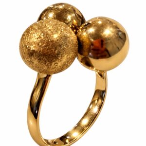 inel aur 14k modern sfere 4.94g amanet focsani