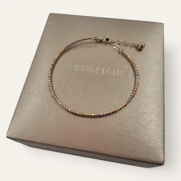 Brățară Aur 14K Tricolor (Alb, Galben, Roz) – 3,50g - imagine 2