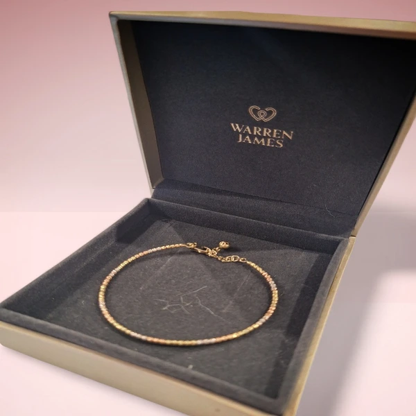 Brățară Aur 14K Tricolor (Alb, Galben, Roz) – 3,50g - imagine 3