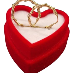 cercei aur 14k creole subtiri rasucite 1.2g amanet focsani