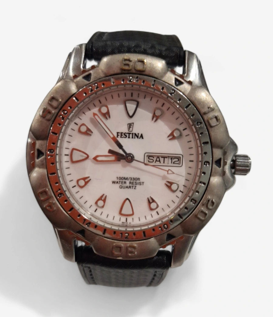 Ceas Festina Quartz Sport cu Dată și Zi – 100M Water Resist - imagine 4
