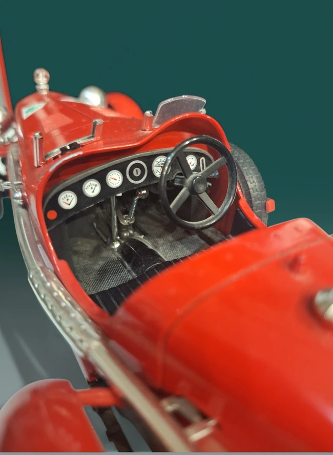 Machetă Alfa Romeo 2300 Monza 1934 – Bburago (Model de colecție vintage) - imagine 6