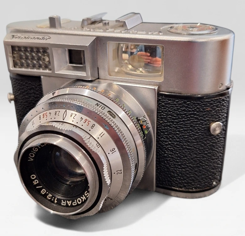 Cameră foto vintage Voigtländer Vito / Vitomatic cu obiectiv Color-Skopar - imagine 5
