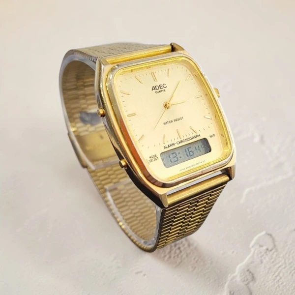 Ceas ADEC Quartz Analog Digital – Model Clasic Vintage - imagine 5