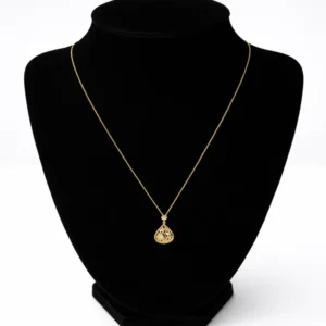 colier aur 14k pandantiv picatura 2.20g amanet focsani