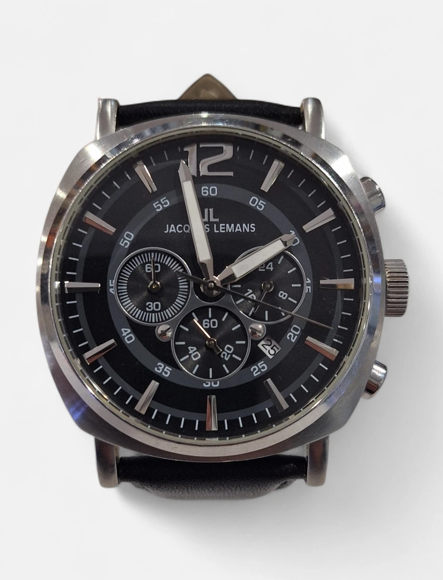 jacques lemans chronograph ceas barbati second hand focsani