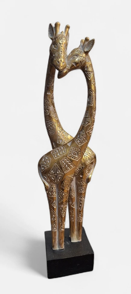 Statuetă Decorativă Girafe – Rășină (Polyresin) 37 cm - imagine 3