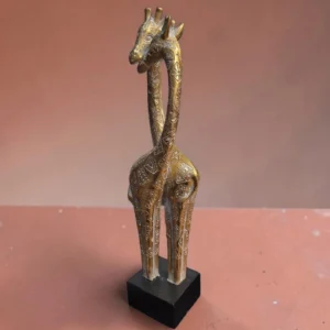 statueta girafe decor african
