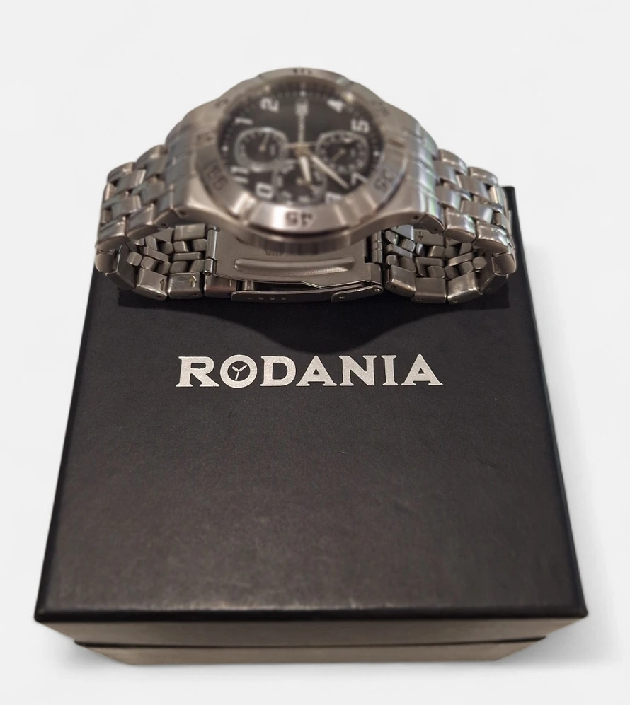 Ceas Rodania Cronograf Quartz Bărbați – Cutie și Acte Originale - imagine 3