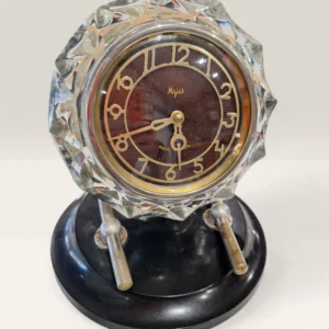 ceas birou Majak vintage cristal