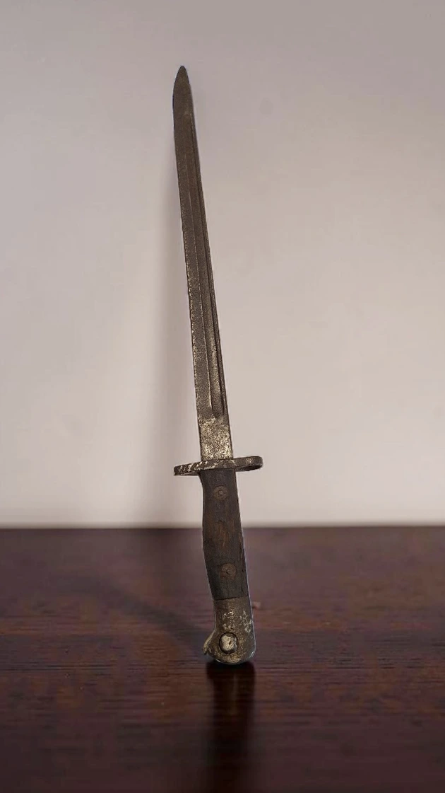 Baioneta britanica Pattern 1907 WW1 WW2 originala Lee Enfield - imagine 6