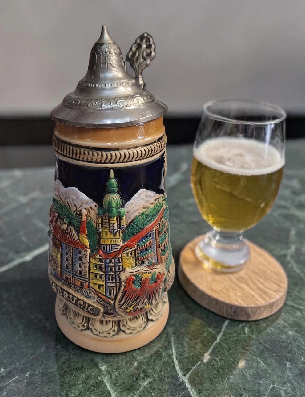 Halba bere vintage Austria King Austria - imagine 5