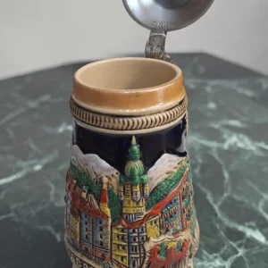 halba bere vintage Austria King Austria capac metalic