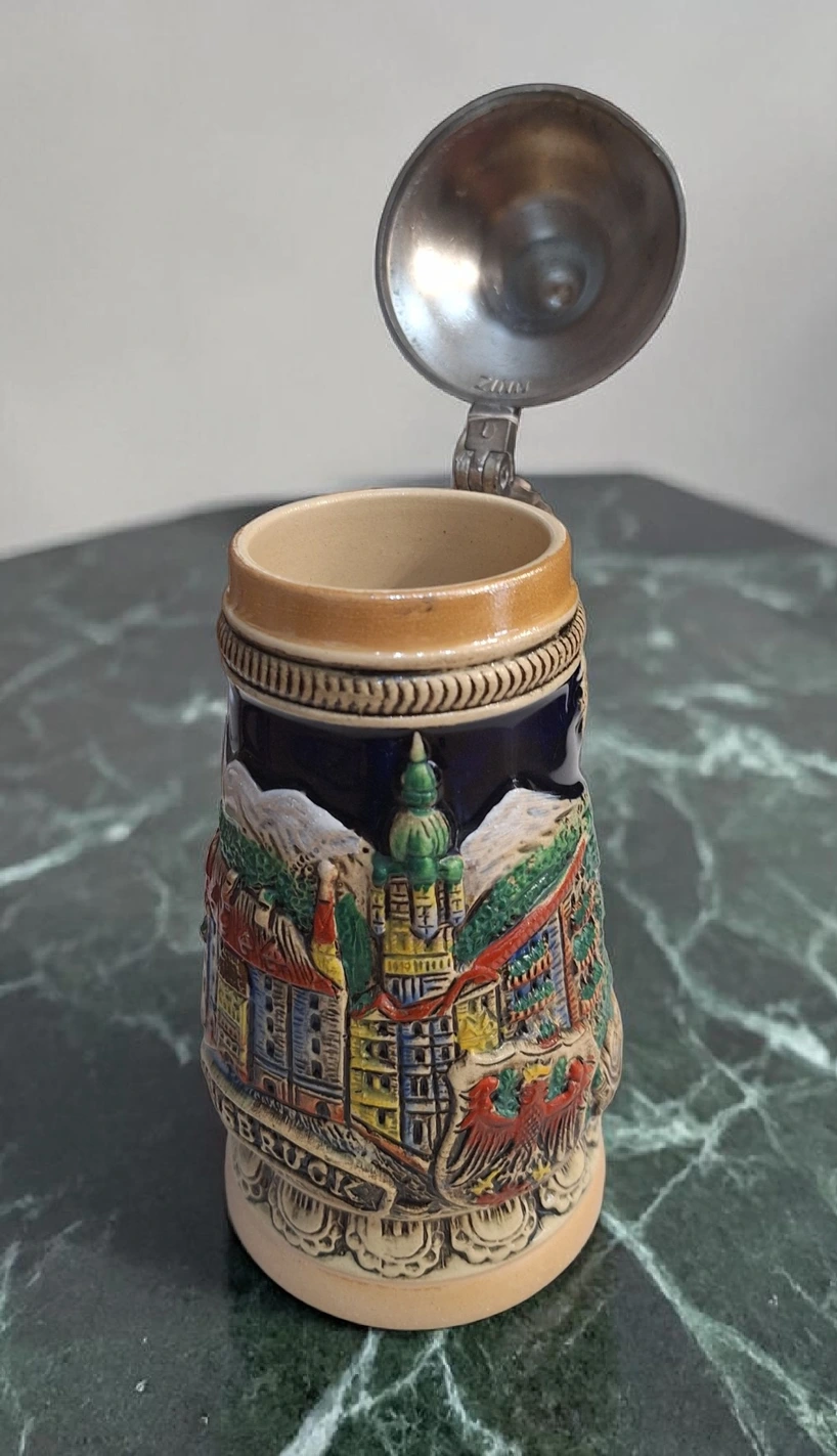 halba bere vintage Austria King Austria capac metalic