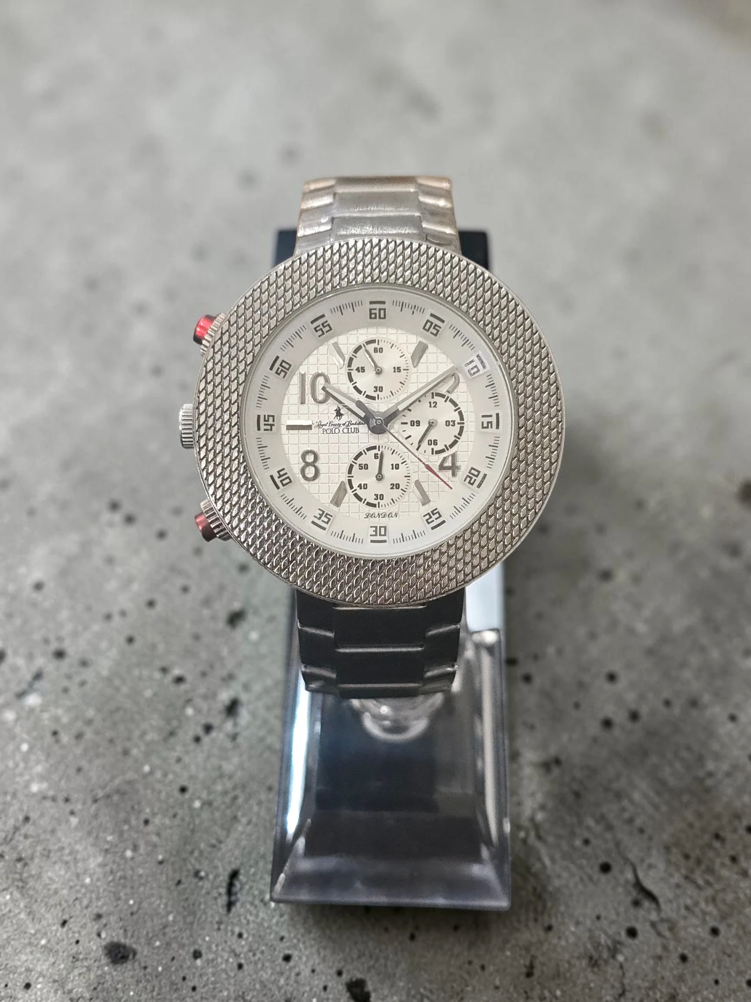 ceas Polo Club London chronograph silver